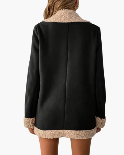 Veste d’Hiver Femme avec Doublure Polaire – Manteau Court Élégant et Chaud