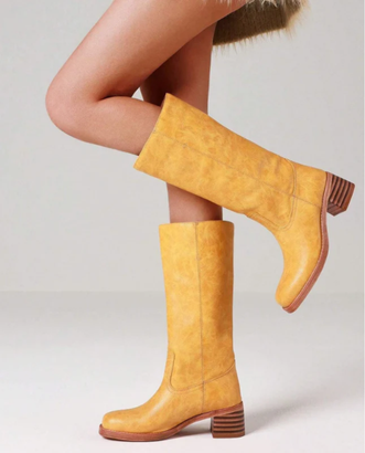 Bottes Hautes Femme – Doublure Chaude & Style Authentique