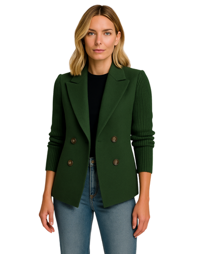 Veste Blazer Femme | Double Boutonnage | Élégance Décontractée