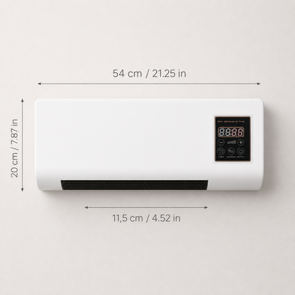 Climatiseur Mural Mobile 4-en-1 – Froid, Chaud, Ventilation & Déshumidification | Silencieux, Minuterie, LCD – vue 6
