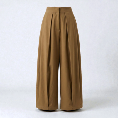 Pantalon Femme Large Décontracté – Coupe Droite Épurée Élégante