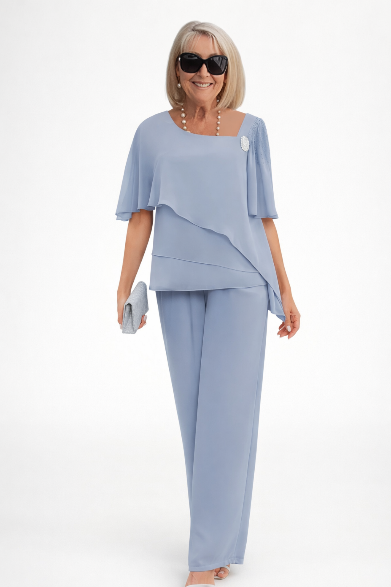 Ensemble Formel Élégant Femme - Pantalon et Tunique