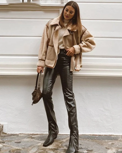 Veste Bomber Femme Suède Douce Ceinturée – Manteau Hiver Élégant Poches | Style Automne Hiver