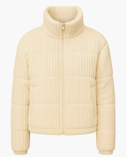 Veste matelassée à col montant pour femme