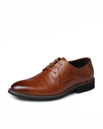 Chaussures Habillées Homme à Lacets – Style Derby Élégant & Finition Brillante