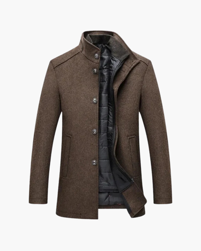 Manteau Homme à Col Montant