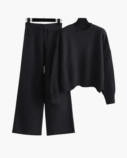 Ensemble Pull & Pantalon Tricoté – Confort Élégant pour la Saison