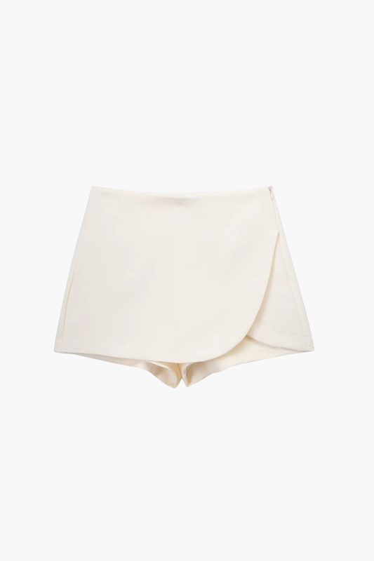 Jupe-Short Femme Élégante – Coupe Courte Portefeuille Minimaliste