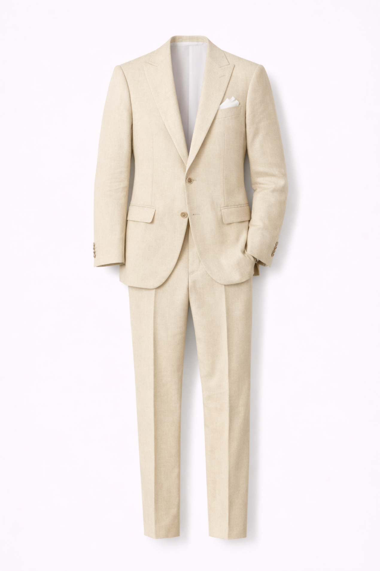 Costume Homme Élégant 2 Pièces – Blazer Ajusté Et Pantalon Tailleur