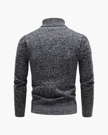 Pull à Col Roulé pour Homme – Coupe Régulière Classique pour l’Automne et l’Hiver