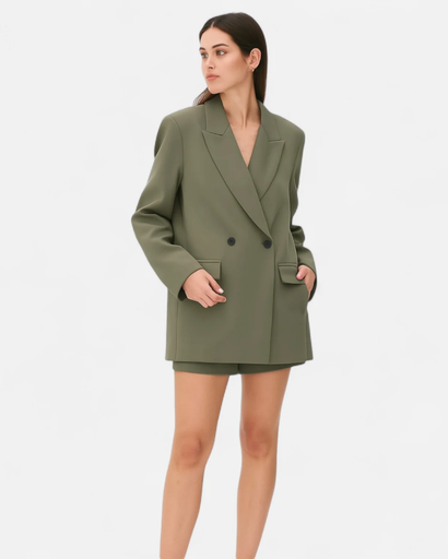Blazer Double Boutonnage Femme