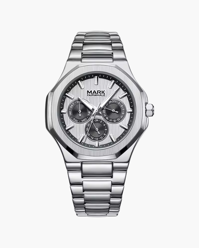 Montre homme avec affichage nocturne et cadran multifonction