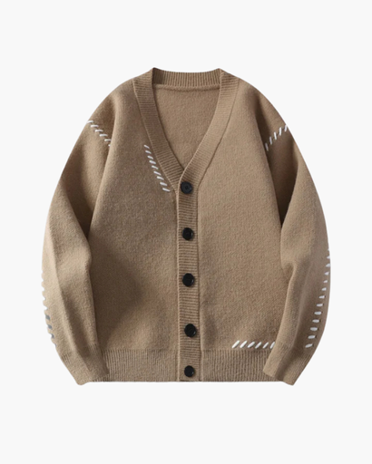 Cardigan boutonné pour homme, style décontracté et moderne