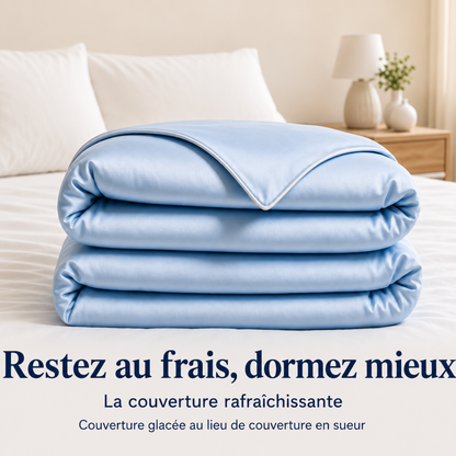 Couverture Rafraîchissante – Nuits Fraîches Sans Transpiration, Effet Glacial