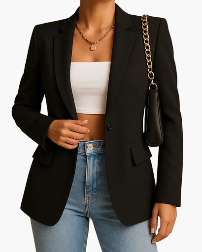 Blazer Femme Cintré – Tenue Bureau Chic & Invitée de Mariage | Élégance Moderne & Silhouette Structurée – vue 7