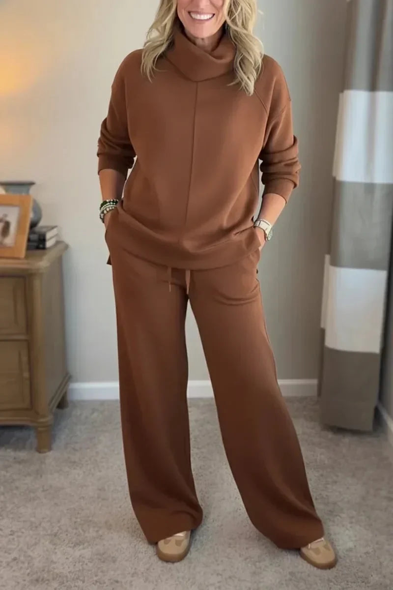 Ensemble loungewear Marron