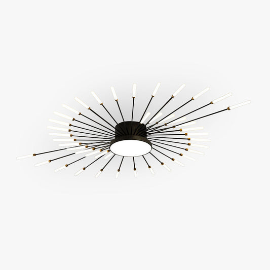 Plafonnier LED design feu d'artifice, vue principale