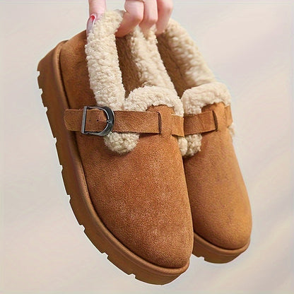 Bottines d'hiver femme fourrées, vue portée