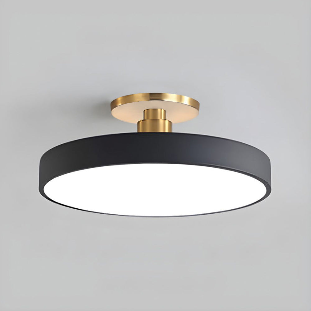 Plafonnier semi-encastré profil h13cm