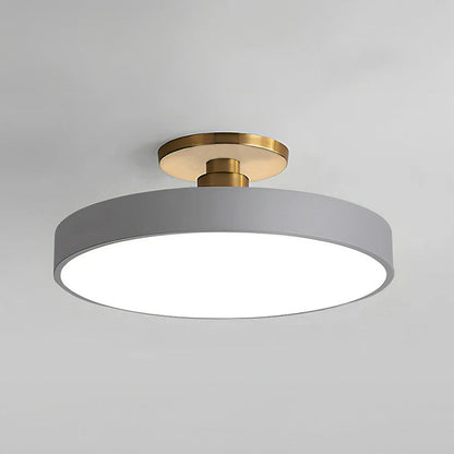 Plafonnier semi-encastré chambre