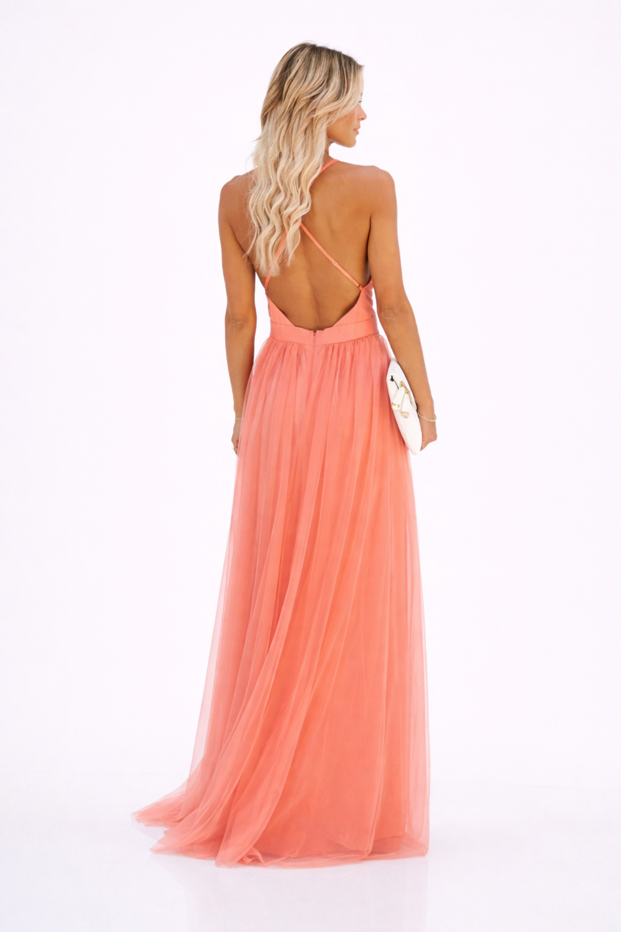 Robe Longue Femme Décolleté Profond – Robe De Soirée Fluide Avec Fente