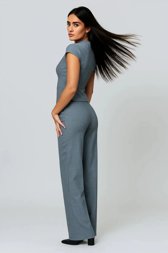 Ensemble Pantalon et Gilet Cintré | Élégance Tailleur Moderne