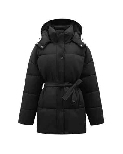 Manteau d’Hiver Léger Femme avec Ceinture – Coupe Matelassée Confortable