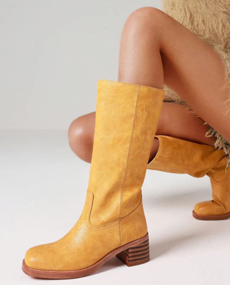 Bottes Hautes Femme – Doublure Chaude & Style Authentique
