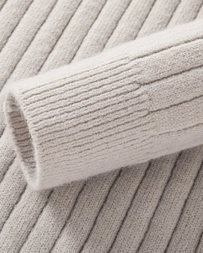 Tricot à col zippé pour homme