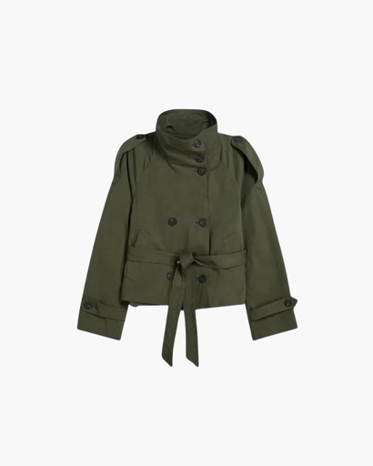Veste Trench-Fit Femme – Élégance Classique, Style Moderne