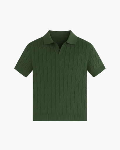 Polo d’Été à Motif Subtil