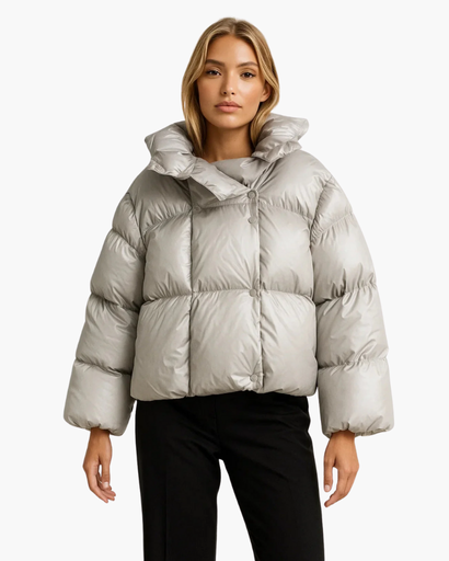 Doudoune Oversize à Col Montant | Chaleur et Style Urbain