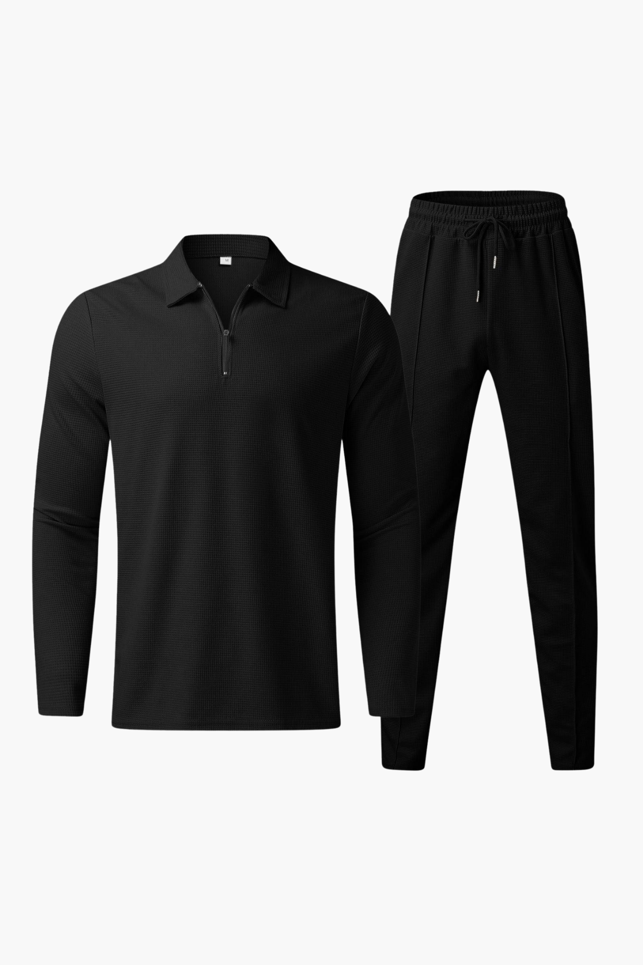 Ensemble Homme Décontracté – Set Confort avec Haut Zippé et Pantalon