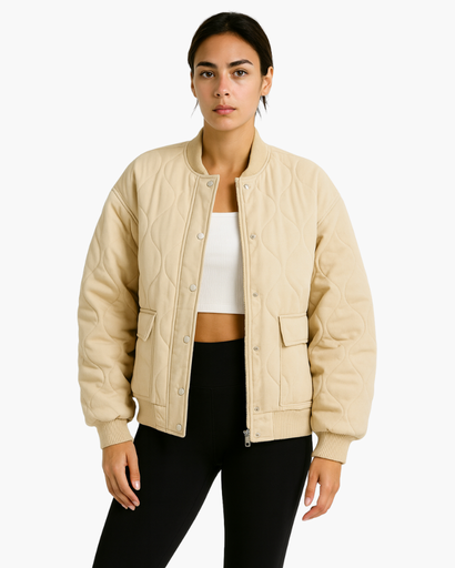 Veste Matelassée Oversize pour Femme – Style Urbain et Confort Douillet