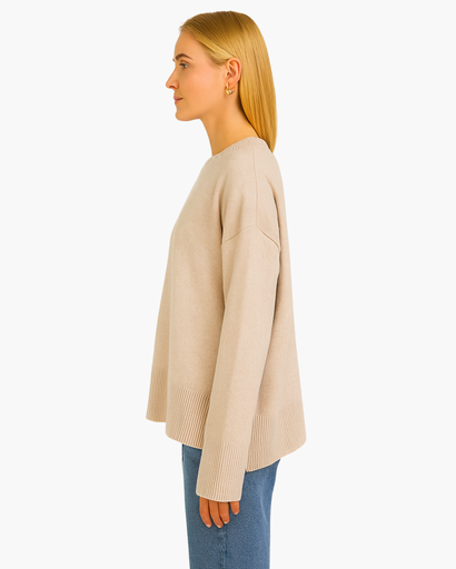 Pull Femme Oversize Doux et Chaud | Coupe Ample Confortable & Élégant
