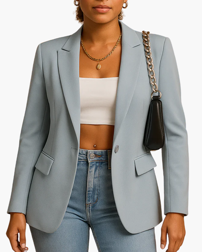Blazer Femme Cintré – Tenue Bureau Chic & Invitée de Mariage | Élégance Moderne & Silhouette Structurée – vue 6