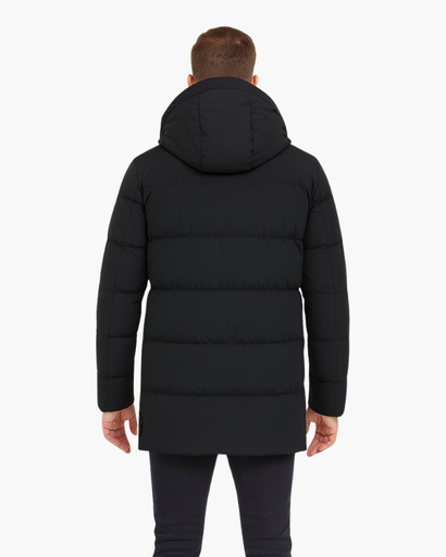 Parka D’Hiver Matelassée pour Homme | Coupe Longue & Capuche