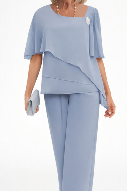 Ensemble Formel Élégant Femme - Pantalon et Tunique