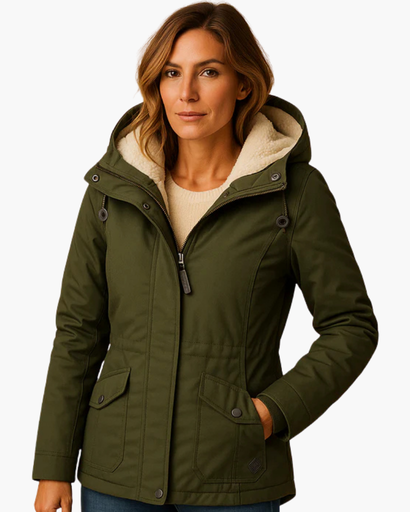 Veste à Capuche Classique avec Doublure Douce