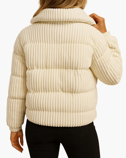 Veste matelassée à col montant pour femme