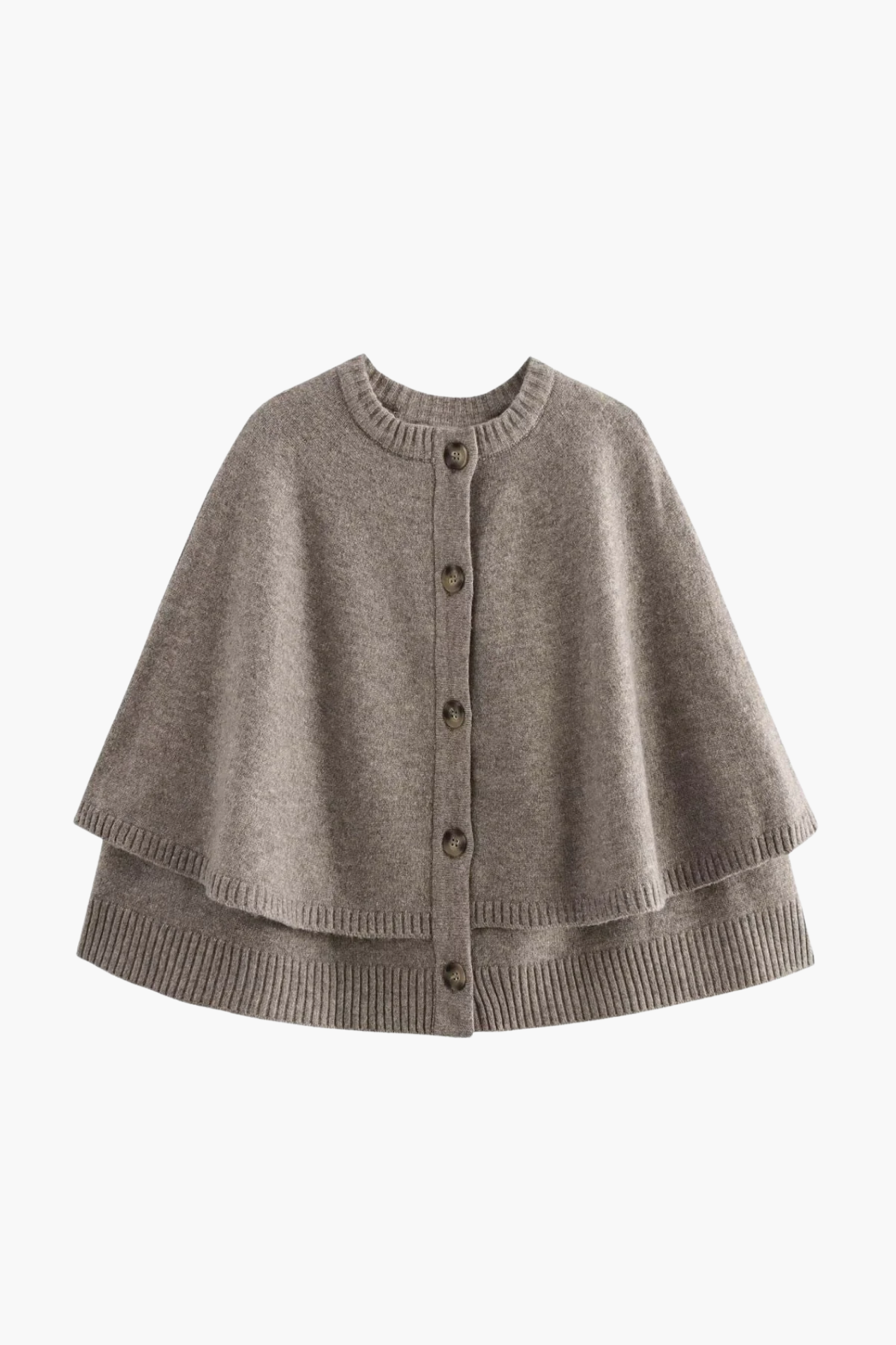 Gilet Cape Court Femme à Boutons – Style Élégant et Moderne