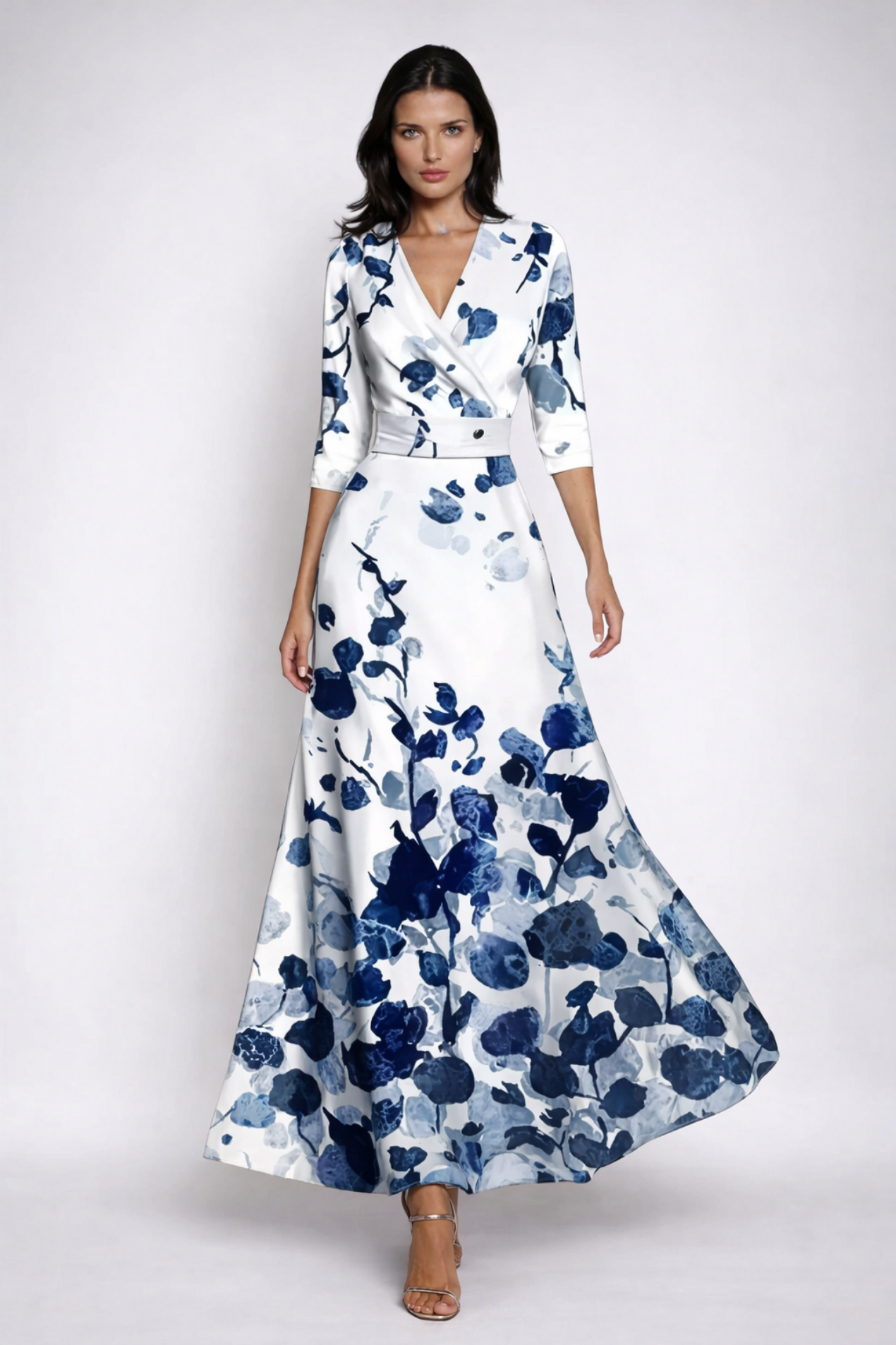 Robe Midi Femme Dentelle Élégante & Fluide – Robe Cocktail | Invitée de Mariage & Cérémonie Chic