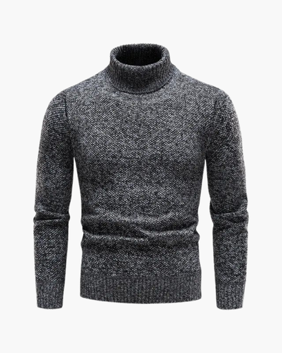 Pull à Col Roulé pour Homme – Coupe Régulière Classique pour l’Automne et l’Hiver