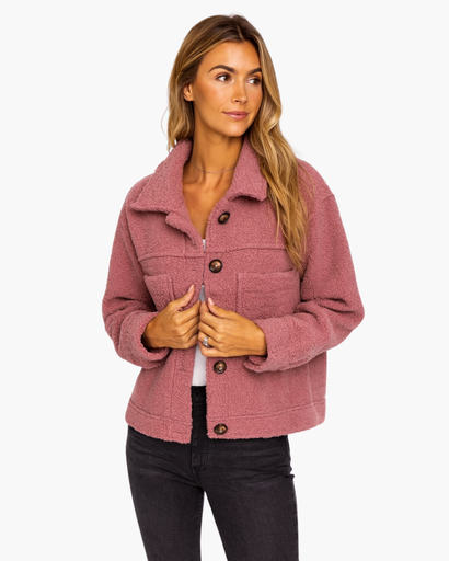 Veste Femme en Laine Bouclée | Style Décontracté & Douceur Absolue