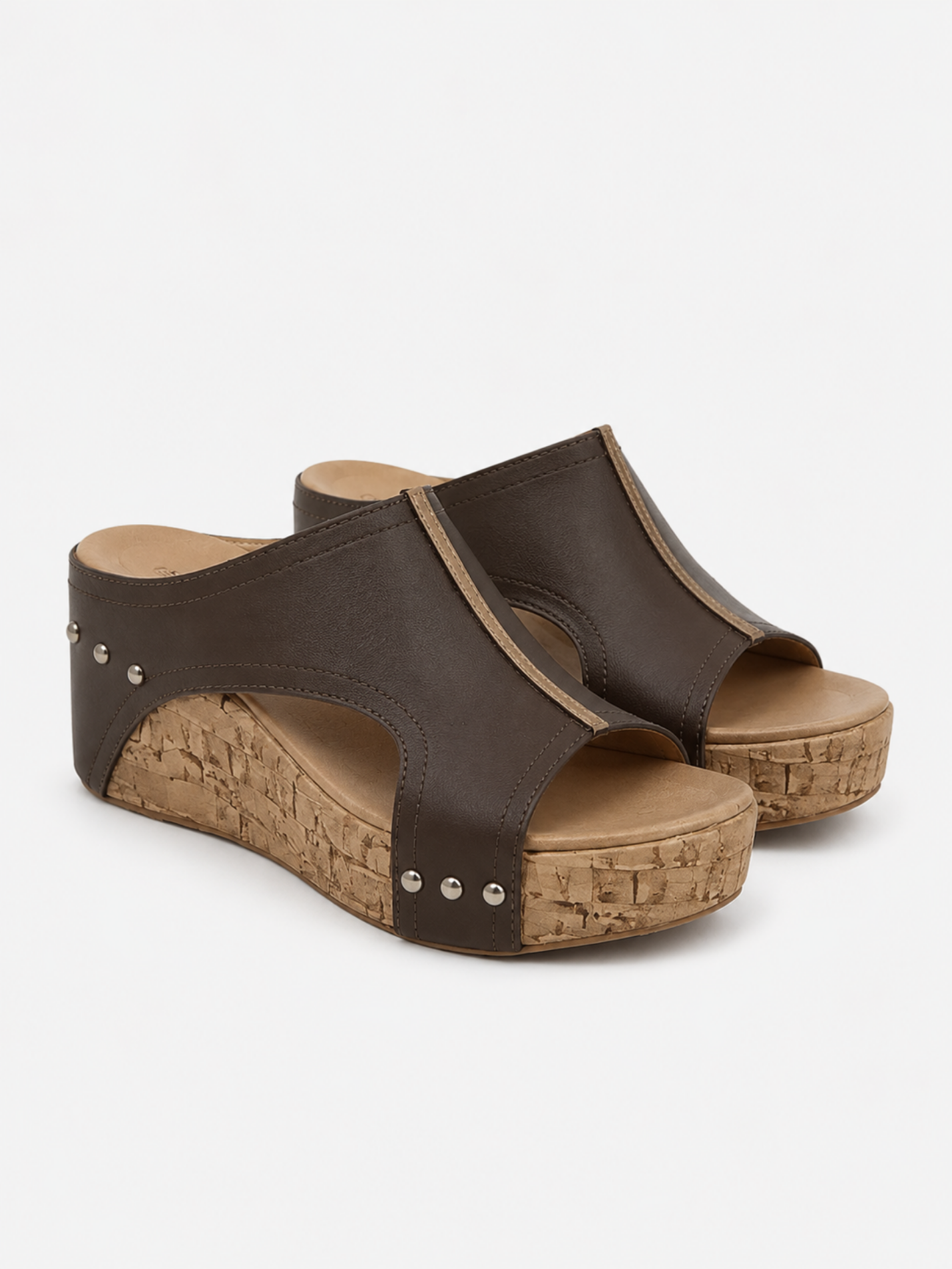 Sandales Compensées Femme Liège Semelle Amortissante – Ergonomique & Légèreté | Confort Été