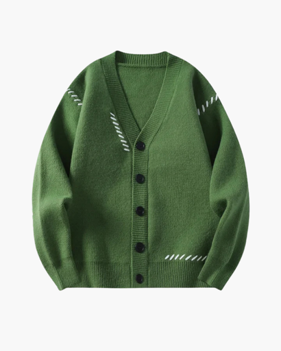 Cardigan boutonné pour homme, style décontracté et moderne