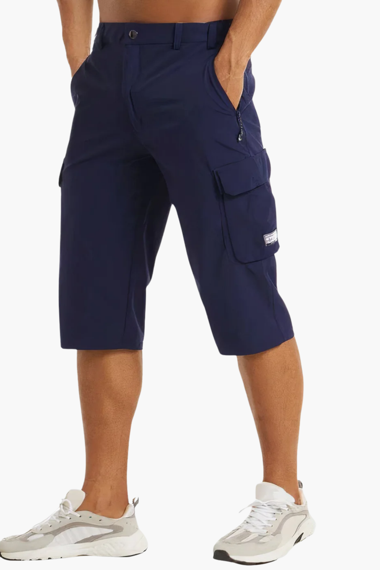 Short Cargo Homme Long – Bermuda Utilitaire Décontracté