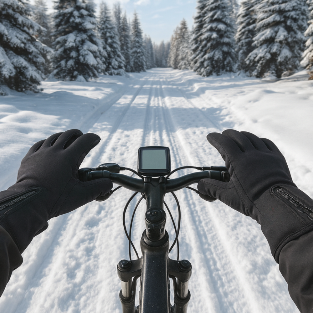 gants chauffants USB, doigts tactiles sur smartphone