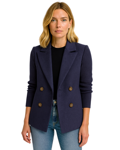 Veste Blazer Femme | Double Boutonnage | Élégance Décontractée