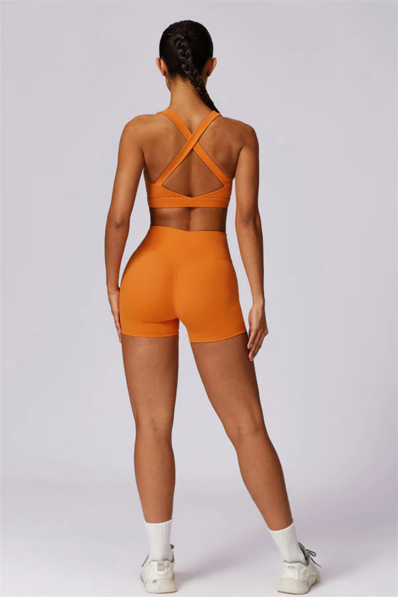Ensemble Sport Femme SculptFit Sans Coutures – Brassière et Short Taille Haute